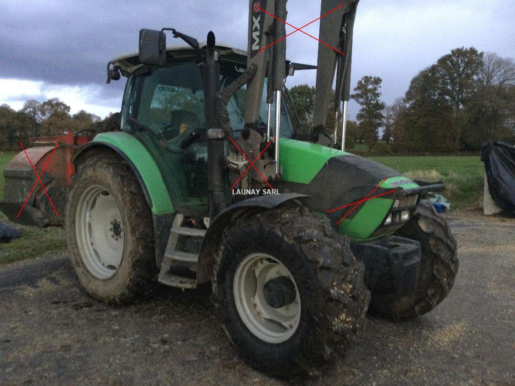 DEUTZ FAHR AGROTRON K 410 D Occasion Tracteur Agricole 99 Ch 2013