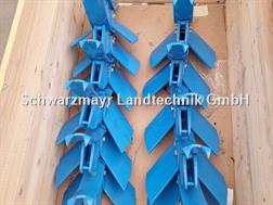 Lemken Wechselscharfuß K8P Schare und KF 30 Flügel