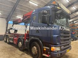 Scania 164 G Med Robson, Hejs og Fassi kran.