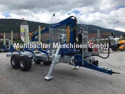 Binderberger Rückewagen RW8 eco mit Kran BK4070 eco