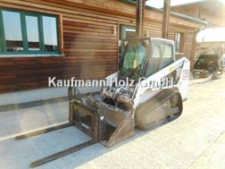 Bobcat T140 HighFlow mit Vollkabine + Schaufel + Gabel