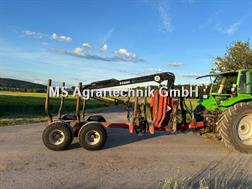Farmi Primero 9000 Rückewagen 6,7m Kran