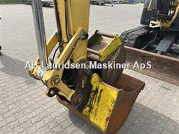 Yanmar SV100 2A Centralsmørring og hydraulisk hurtigskift