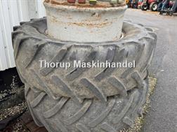 Michelin 480/65R28 TVILLINGEHJUL MED 6 LÅSE!