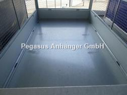 Humbaur HUK 273117 Rückwärtskipper Stahlgitteraufsatz 2,7t