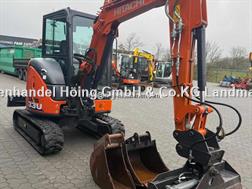 Hitachi ZX33U-6 Kettenbagger nur 341h, Klima