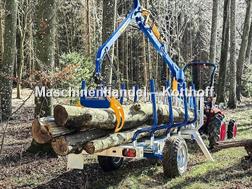 Binderberger Rückewagen RW 3 mit Forstkran Forstanhänger