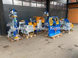 Binderberger Holzspalter Liegendspalter Kreissäge Förderband Wi