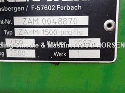 Amazone ZAM 1500 Profis