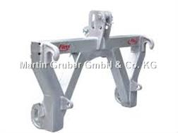 Fliegl Frontladeradapter von EURO auf Dreipunkt - verstär