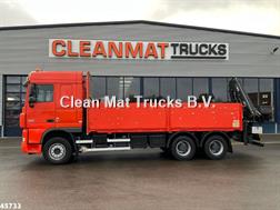 Daf FAT 105 XF 460 6x4 Manual Full Steel Hiab 16 Tonme