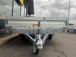 Humbaur HT 304121 Neufahrzeug Anhänger Hochlader Tandem 3t