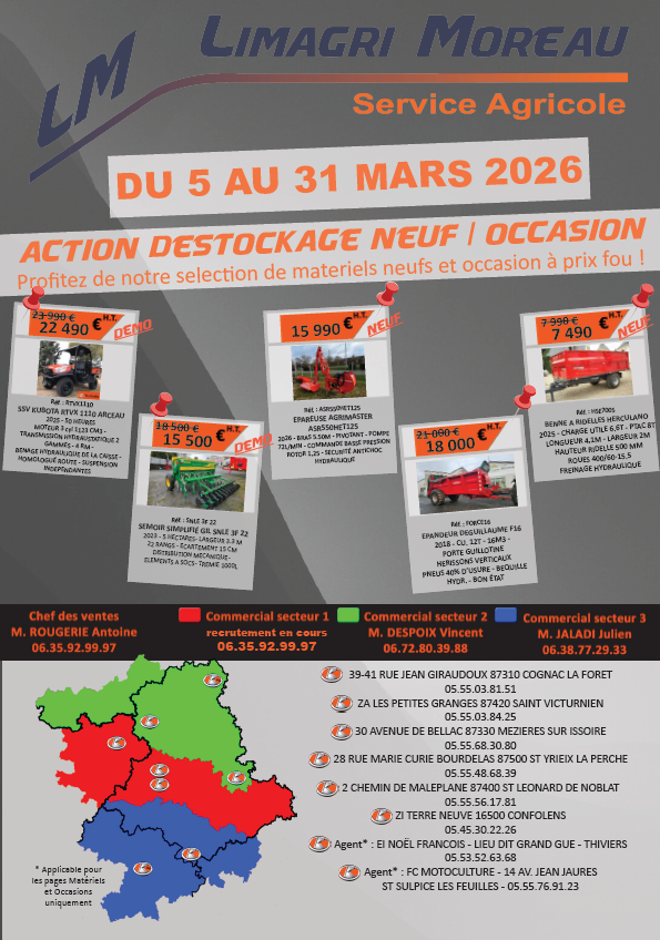 OFFRES DESTOCKAGE OCCASION/NEUF