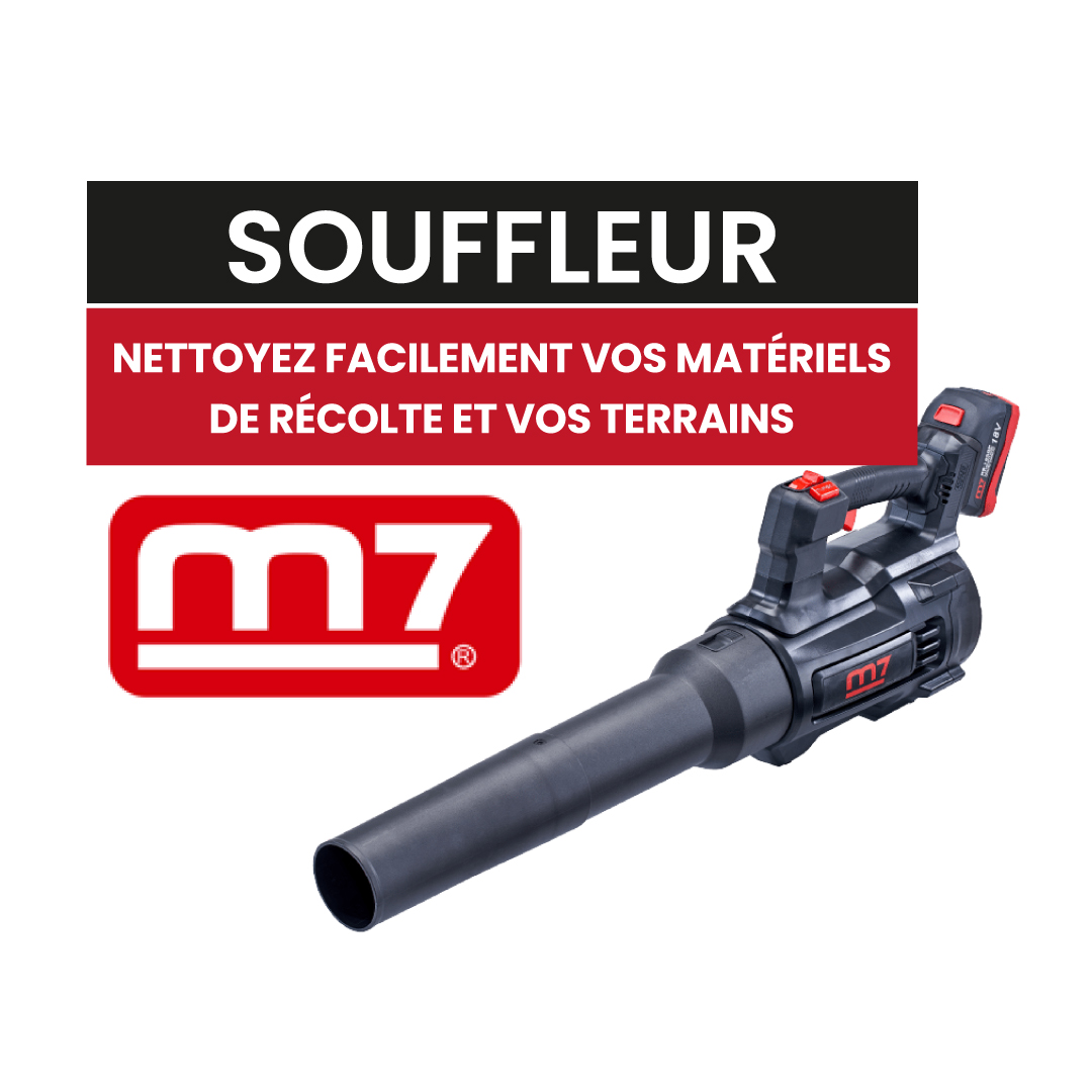 Le souffleur de feuilles M7 disponible chez Vivagri